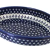 Blue Rose Polish Pottery 350 Zaklady Medium Oval Baker -Blue Rose Pottery Store GUEST e0934ac0 7df5 4ac6 b5a6 482f119502dc