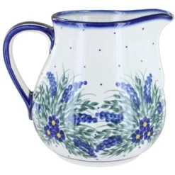 Blue Rose Polish Pottery 7C WR Unikat Pitcher -Blue Rose Pottery Store GUEST e1031f1a 7088 4706 b041 538955bd88ba