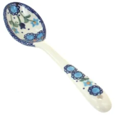 Blue Rose Polish Pottery 65 Vena Soup Spoon -Blue Rose Pottery Store GUEST e135f807 8b83 4c4c bef1 fb274aaf403a