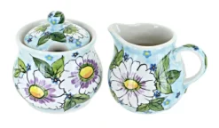 Blue Rose Polish Pottery 209-503 Millena Cream & Sugar Set -Blue Rose Pottery Store GUEST e1ced7c0 8f3f 4ee7 a76d 7cde91166bc1
