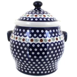 Blue Rose Polish Pottery 1101 Zaklady Cookie Jar 17 Blue Rose Polish Pottery 1101 Zaklady Cookie Jar -Blue Rose Pottery Store GUEST e3105098 ee5d 4742 b081 d51095511718