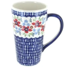 Blue Rose Polish Pottery K083 Manufaktura Large Coffee Mug -Blue Rose Pottery Store GUEST e356d2d3 76f5 454a b4f5 f8508acc8b8a