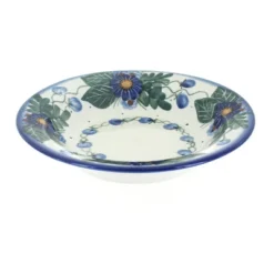 Blue Rose Polish Pottery 5F WR Unikat Soup Plate With Rim -Blue Rose Pottery Store GUEST e443cb87 940f 454b a0cb 545d2adaa121