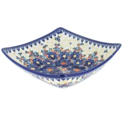 Blue Rose Polish Pottery 161 Vena Square Serving Dish -Blue Rose Pottery Store GUEST e457271b a53e 43b0 96f1 755c82aeca32