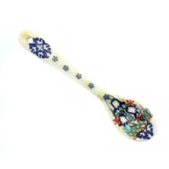 Blue Rose Polish Pottery 64 Vena Sugar Spoon -Blue Rose Pottery Store GUEST e46b9a7e 0c80 492f 98e3 3e127eebd328