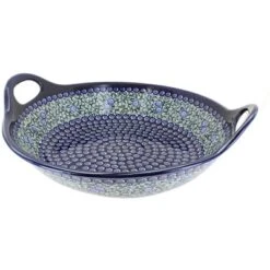 Blue Rose Polish Pottery 1348 Zaklady Large Deep Bowl With Handles 9 Blue Rose Polish Pottery 1348 Zaklady Large Deep Bowl With Handles -Blue Rose Pottery Store GUEST e48f4ee3 c5cc 4607 9491 fa43b90911c0
