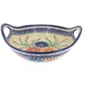 Blue Rose Polish Pottery 79 Vena Deep Bowl With Handles -Blue Rose Pottery Store GUEST e4fb4950 a9fb 4a52 ba23 f09867dad44d