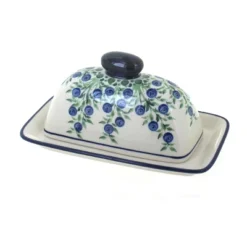 Blue Rose Polish Pottery 1377 Zaklady Butter Dish -Blue Rose Pottery Store GUEST e53890dc 5af7 43de 95eb 273b91986d21