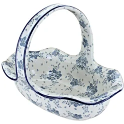 Blue Rose Polish Pottery 876 Ceramika Artystyczna Basket -Blue Rose Pottery Store GUEST e8c86151 e886 4fe0 9ca0 967d52bd2ccc