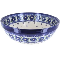 Blue Rose Polish Pottery 77 Vena Medium Serving Bowl -Blue Rose Pottery Store GUEST e8f5fd89 e96a 4c31 afe1 add0ad2313b8