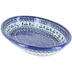 Blue Rose Polish Pottery 151 Vena Oval Baker -Blue Rose Pottery Store GUEST e9094616 ceb1 4dac b18e 756a4eb04f5f