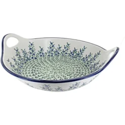 Blue Rose Polish Pottery 1348 Zaklady Large Deep Bowl With Handles 8 Blue Rose Polish Pottery 1348 Zaklady Large Deep Bowl With Handles -Blue Rose Pottery Store GUEST e90ceb04 7ff6 4939 99e1 6a42b54f6077