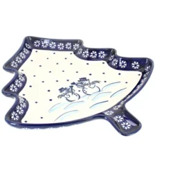 Blue Rose Polish Pottery 1759 Zaklady Christmas Tree Plate -Blue Rose Pottery Store GUEST e9365cb9 96e1 44cc b854 522ef8a4bc30