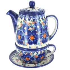 Blue Rose Polish Pottery 380 Vena Tea For One 16 Blue Rose Polish Pottery 380 Vena Tea For One -Blue Rose Pottery Store GUEST e954de08 92b3 4b81 83ff f3929af4ccb1