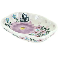 Blue Rose Polish Pottery 85 Vena Soap Dish -Blue Rose Pottery Store GUEST e96e9f41 c6ba 4806 884b d82a198ae580