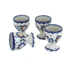 Blue Rose Polish Pottery J050-4 Manufaktura Egg Cup Set -Blue Rose Pottery Store GUEST e978fcab 7f17 4edd 8820 56d714a1b582
