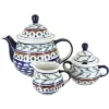 Blue Rose Polish Pottery 1700 Zaklady 3 Piece Tea Set 2 Blue Rose Polish Pottery 1700 Zaklady 3 Piece Tea Set -Blue Rose Pottery Store GUEST ea0a5b15 f960 4850 933a 625571f3e7ad