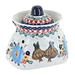 Blue Rose Polish Pottery A50 Andy Garlic Keeper