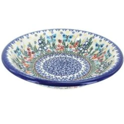 Blue Rose Polish Pottery 133 Vena Soup Plate -Blue Rose Pottery Store GUEST ea982400 1377 4eb4 b303 5dbd8a788a6c