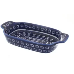 Blue Rose Polish Pottery 1281 Zaklady Rectangular Serving Dish -Blue Rose Pottery Store GUEST eaeb490d 446d 4fea 84ba 620c5102f350