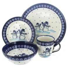 Blue Rose Polish Pottery Zaklady Dinnerware (16 PC) -Blue Rose Pottery Store GUEST ebccfe5c 1f4e 492d 925d f5c43166f4e6 1