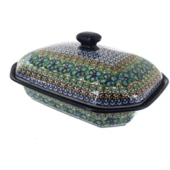 Blue Rose Polish Pottery 662 Ceramika Artystyczna Medium Covered Baker -Blue Rose Pottery Store GUEST eecc0f28 cd78 42da a185 3501b90f50ff