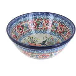 Blue Rose Polish Pottery 57 Ceramika Artystyczna Small Serving Bowl -Blue Rose Pottery Store GUEST ef0d0ccb fc33 4b8b 9976 40dc2693198d