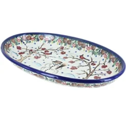 Blue Rose Polish Pottery 104 Vena Oval Platter -Blue Rose Pottery Store GUEST f0b67f74 ff72 4947 8774 b0d6a2f1b2bf