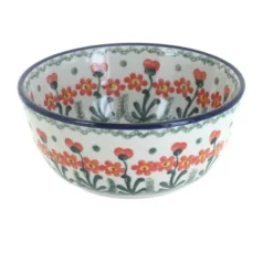 Blue Rose Polish Pottery 17 Ceramika Dessert Bowl -Blue Rose Pottery Store GUEST f0bab96a eeaa 4b06 9683 dfaeccc72182