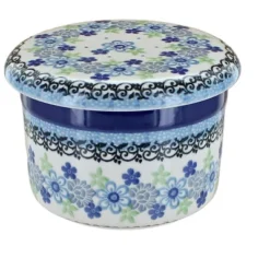 Blue Rose Polish Pottery 270 Ceramika Artystyczna French Butter Dish -Blue Rose Pottery Store GUEST f1931f61 7d01 4709 8a2c 4150dce0e233