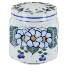 Blue Rose Polish Pottery 31B WR Unikat Medium Canister -Blue Rose Pottery Store GUEST f19e8e57 4c88 48ed ab5b ed70726f6093