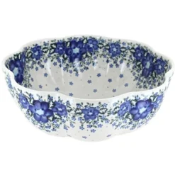 Blue Rose Polish Pottery 70 Vena Large Scallop Bowl -Blue Rose Pottery Store GUEST f23cb5f3 e51c 4763 88de 398fe7ddea7e