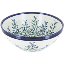 Blue Rose Polish Pottery 850 Zaklady Medium Serving Bowl -Blue Rose Pottery Store GUEST f32b7bf4 e4a1 4af5 bfd0 a9e7ab50d10e