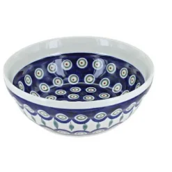 Blue Rose Polish Pottery Zaklady Cereal Bowl -Blue Rose Pottery Store GUEST f38c2a07 e116 4d1e b445 c13e165992f2