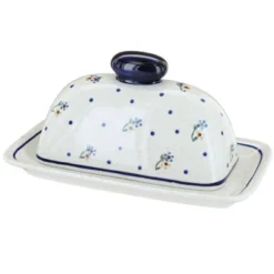 Blue Rose Polish Pottery 1377 Zaklady Butter Dish -Blue Rose Pottery Store GUEST f3fd0f93 9693 4473 a182 19775a705846