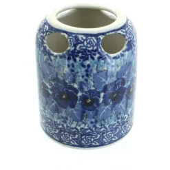 Blue Rose Polish Pottery 575 Ceramika Artystyczna Toothbrush Holder -Blue Rose Pottery Store GUEST f46e07b8 0d43 44c7 a36a 1a1c03d497ea