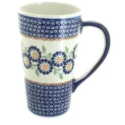 Blue Rose Polish Pottery K083 Manufaktura Large Coffee Mug -Blue Rose Pottery Store GUEST f48de86f fcb8 4f5b 8ebb bcd2e0d17067