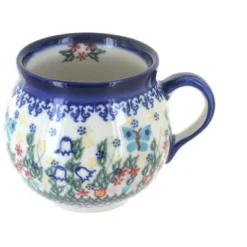 Blue Rose Polish Pottery 455 Vena Bubble Mug -Blue Rose Pottery Store GUEST f4bfebf8 06f7 4796 a2a9 9f16f8908252