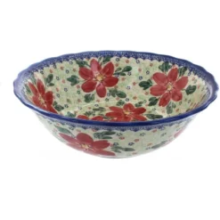 Blue Rose Polish Pottery 204 Vena Large Serving Bowl 29 Blue Rose Polish Pottery 204 Vena Large Serving Bowl -Blue Rose Pottery Store GUEST f55dd39b 638f 4657 bf48 e24e4a044580