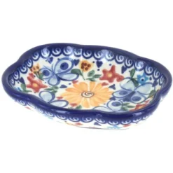 Blue Rose Polish Pottery 85 Vena Soap Dish -Blue Rose Pottery Store GUEST f5dd9e00 07cb 4e68 8b36 55aa5f2656e3