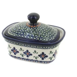 Blue Rose Polish Pottery 1188 Zaklady Butter Tub 20 Blue Rose Polish Pottery 1188 Zaklady Butter Tub -Blue Rose Pottery Store GUEST f62e863e 737c 48a7 b3f7 f7fbb3a9376e