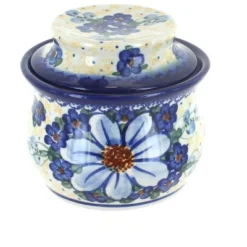 Blue Rose Polish Pottery 549 Vena French Butter Dish -Blue Rose Pottery Store GUEST f78eb99e 7fab 4819 af8a 84dd0613c8df