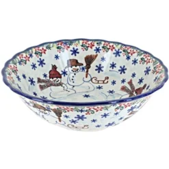 Blue Rose Polish Pottery 204 Vena Large Serving Bowl 30 Blue Rose Polish Pottery 204 Vena Large Serving Bowl -Blue Rose Pottery Store GUEST f86eb4ae c019 4180 86b8 f629493f4081