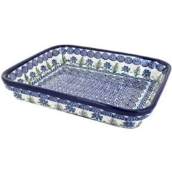 Blue Rose Polish Pottery 149 Vena Small Rectangular Baker 15 Blue Rose Polish Pottery 149 Vena Small Rectangular Baker -Blue Rose Pottery Store GUEST f885bfb1 0cff 4d33 a109 e74a5204d189