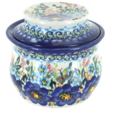 Blue Rose Polish Pottery 549 Vena French Butter Dish -Blue Rose Pottery Store GUEST f980218e dfb4 47c0 9517 f92a3f7dc3c5