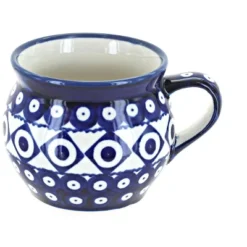 Blue Rose Polish Pottery 910 Zaklady Bell Shaped Mug -Blue Rose Pottery Store GUEST fb65bc75 54fe 47fd 8a56 543e17c874c7