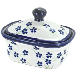 Blue Rose Polish Pottery 1188 Zaklady Butter Tub 27 Blue Rose Polish Pottery 1188 Zaklady Butter Tub -Blue Rose Pottery Store GUEST fc1a1fb1 5f6f 43f1 b245 74501b0f5b85