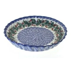 Blue Rose Polish Pottery 52D WR Unikat Pie Plate -Blue Rose Pottery Store GUEST fc81a853 9156 4b79 b878 91bd2b9eab15