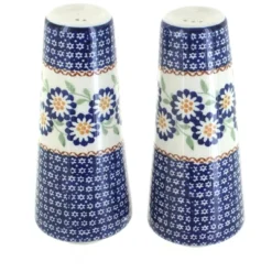 Blue Rose Polish Pottery Manufaktura Salt & Pepper Shakers -Blue Rose Pottery Store GUEST fce46213 60ea 4d16 9cd7 eb7134f6fa78