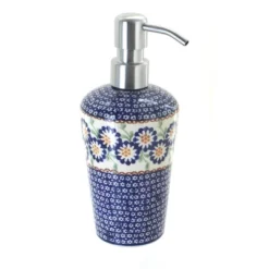 Blue Rose Polish Pottery B009 Manufaktura Soap Dispenser -Blue Rose Pottery Store GUEST fdfd4006 e6be 4cbc 9583 bb0fe4c61709